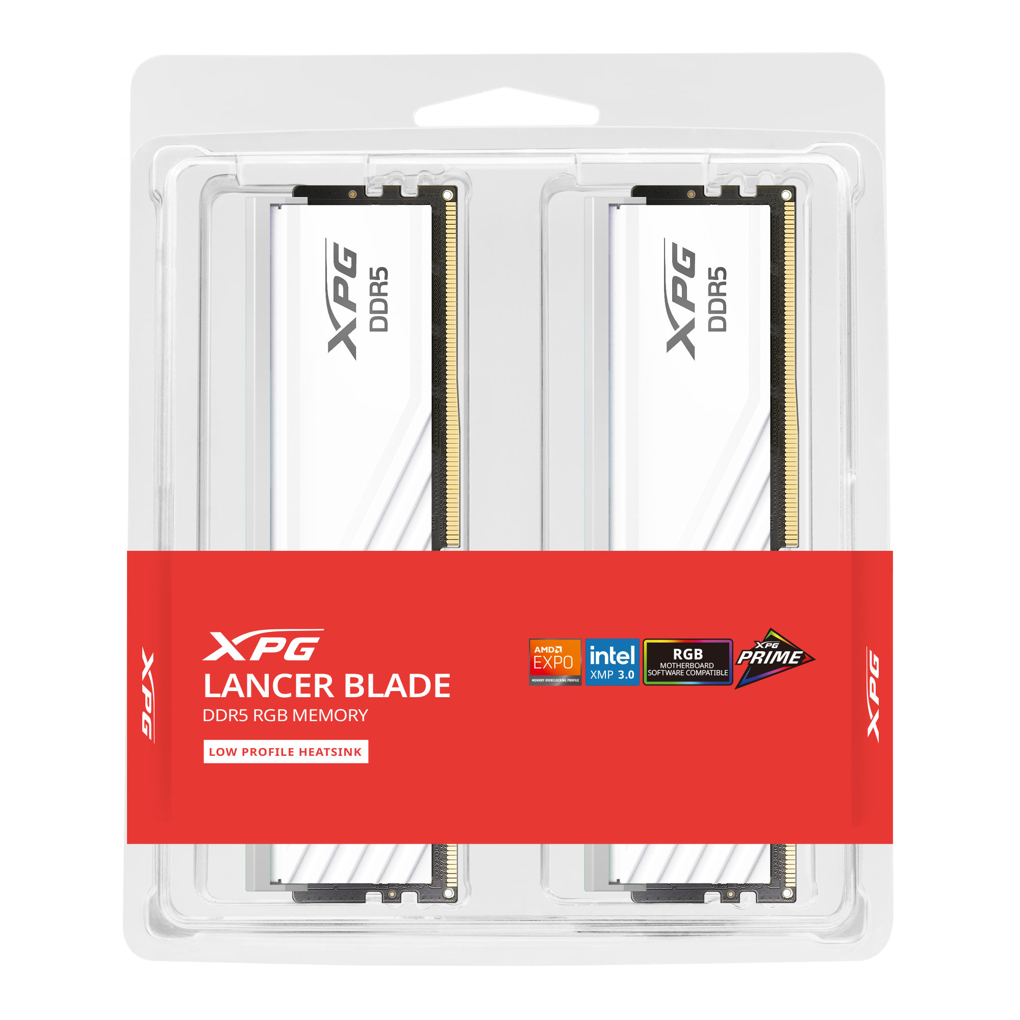 Ram Adata XPG Lancer Blade RGB White 16GB - 6000Mhz