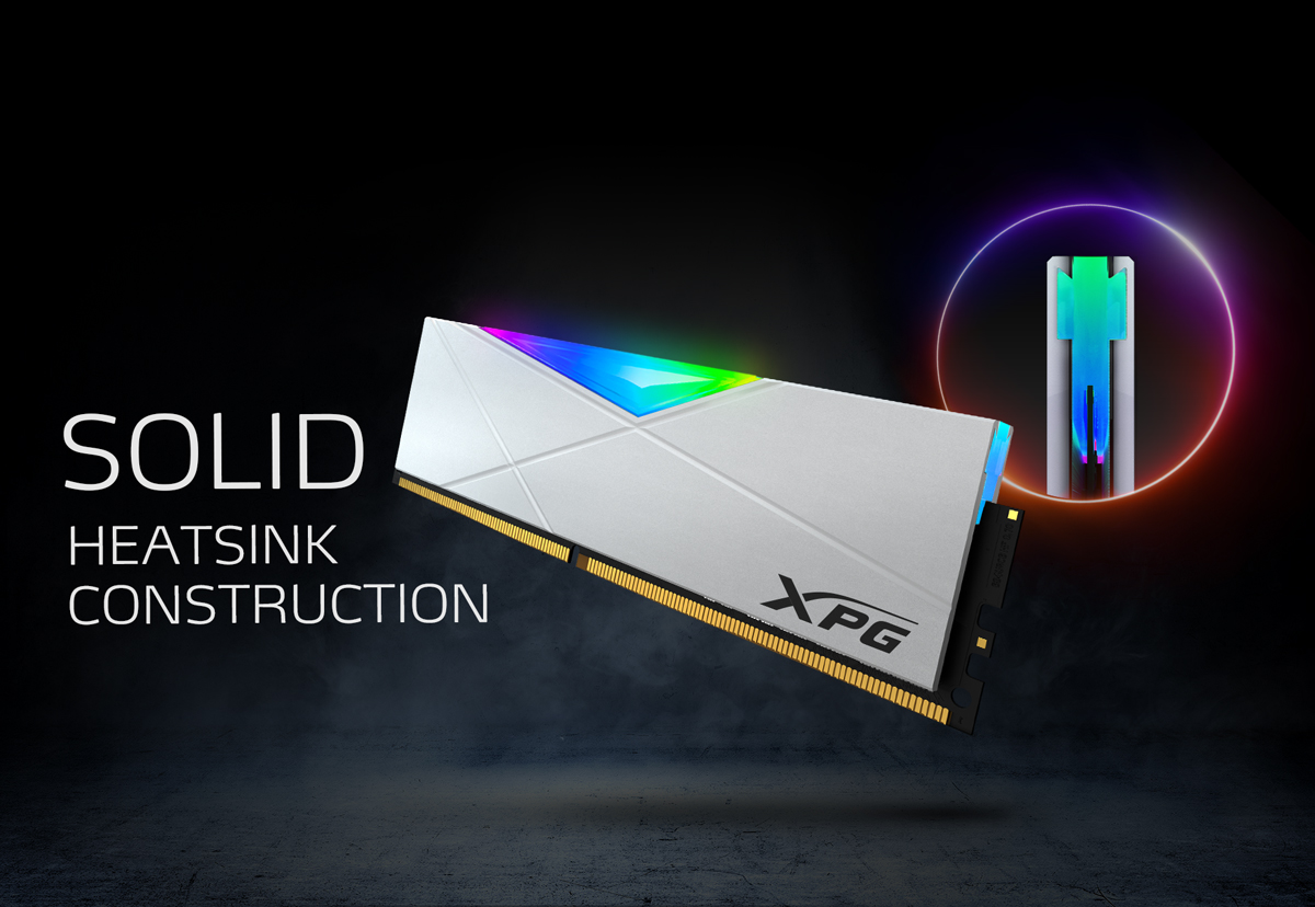 Ram PC Adata XPG Spectrix D50 8GB DDR4 3200Mhz RGB White