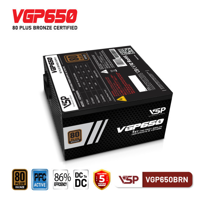Bộ nguồn VSP VGP650 - 650W