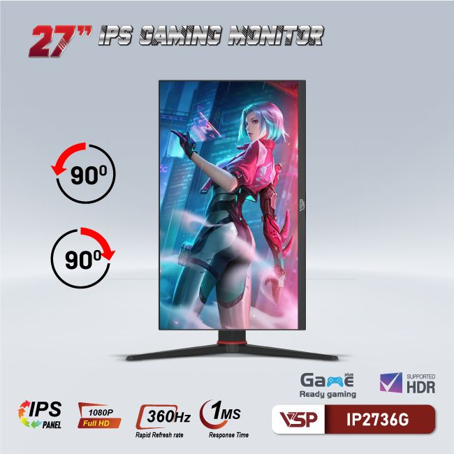 Màn hình VSP IP2736G - 27 inch - FHD / 360Hz / 1ms / IPS