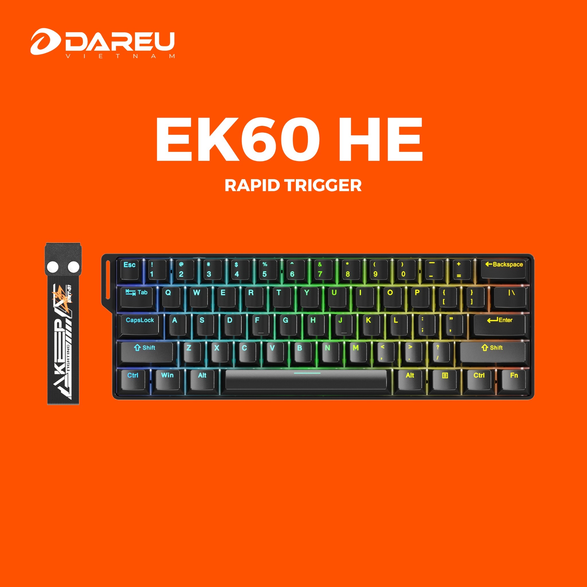Bàn phím cơ Rapid Trigger DAREU EK60 HE
