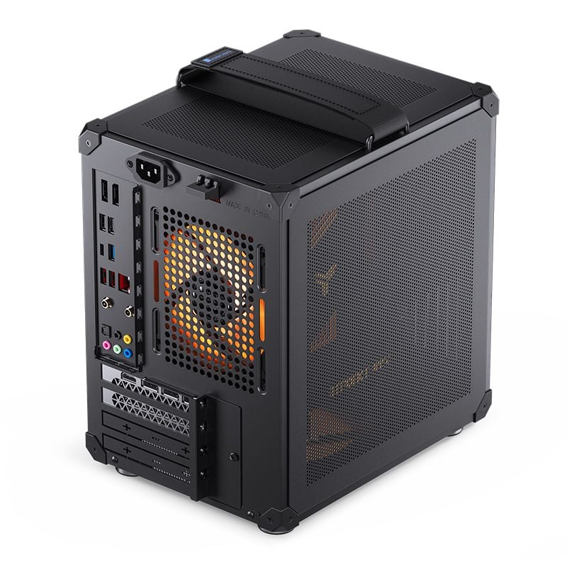 Thùng máy Jonsbo C6 Mini-ITX - Black | Có tay cầm