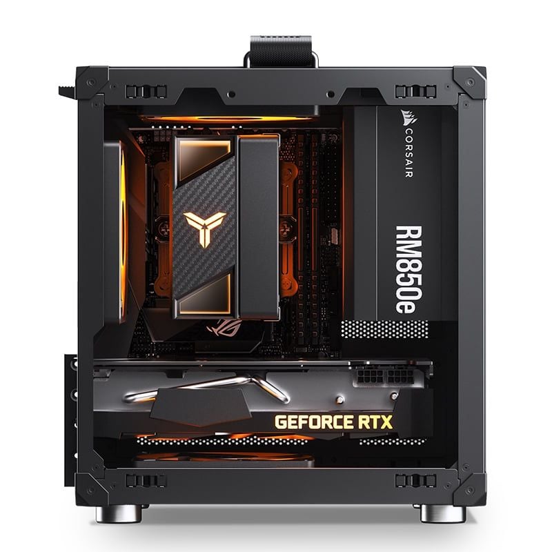 Thùng máy Jonsbo C6 Mini-ITX - Black | Có tay cầm