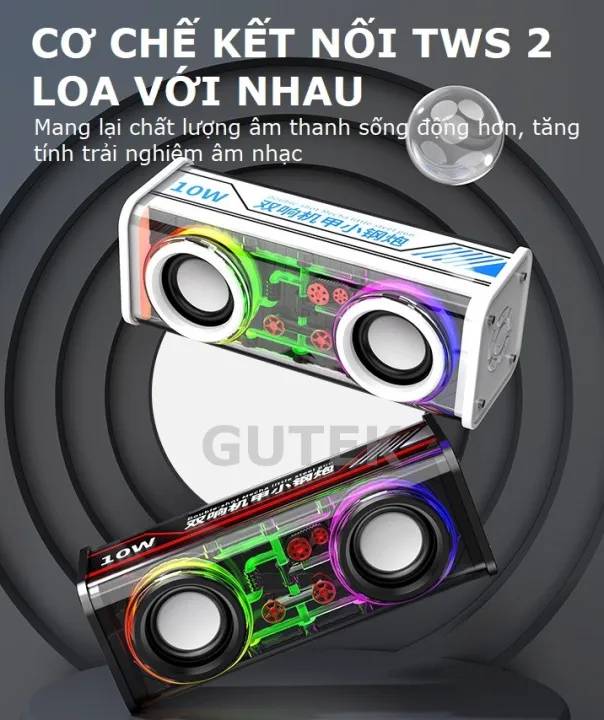 Loa V8 Armour Dual Bluetooth Speaker