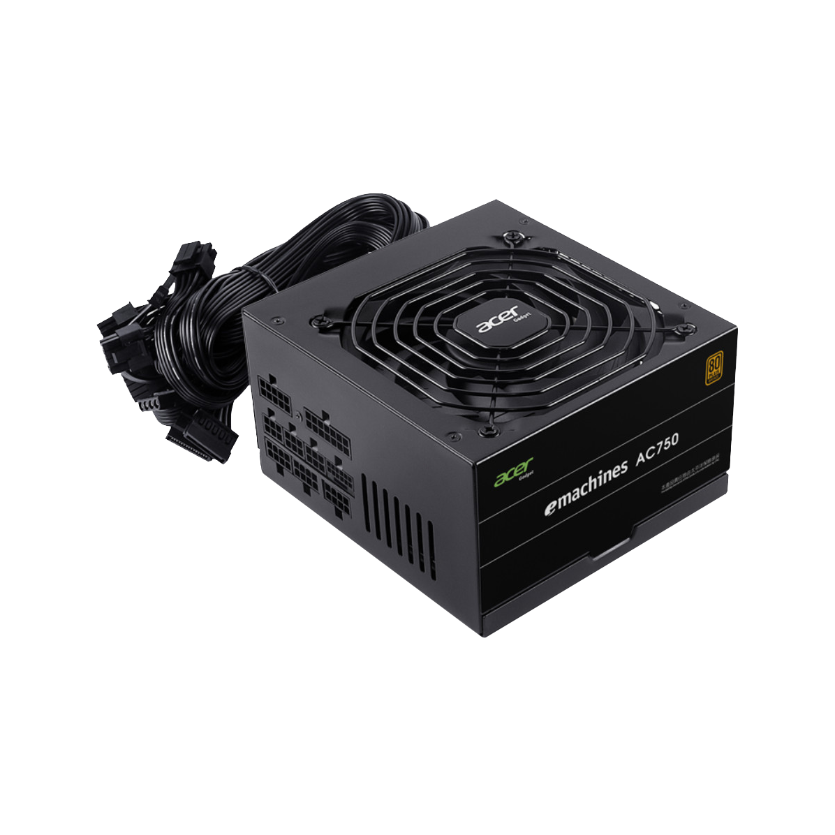 Nguồn Acer AC750 750W - 80 Plus Bronze, Full Range, Full Modular - 750W