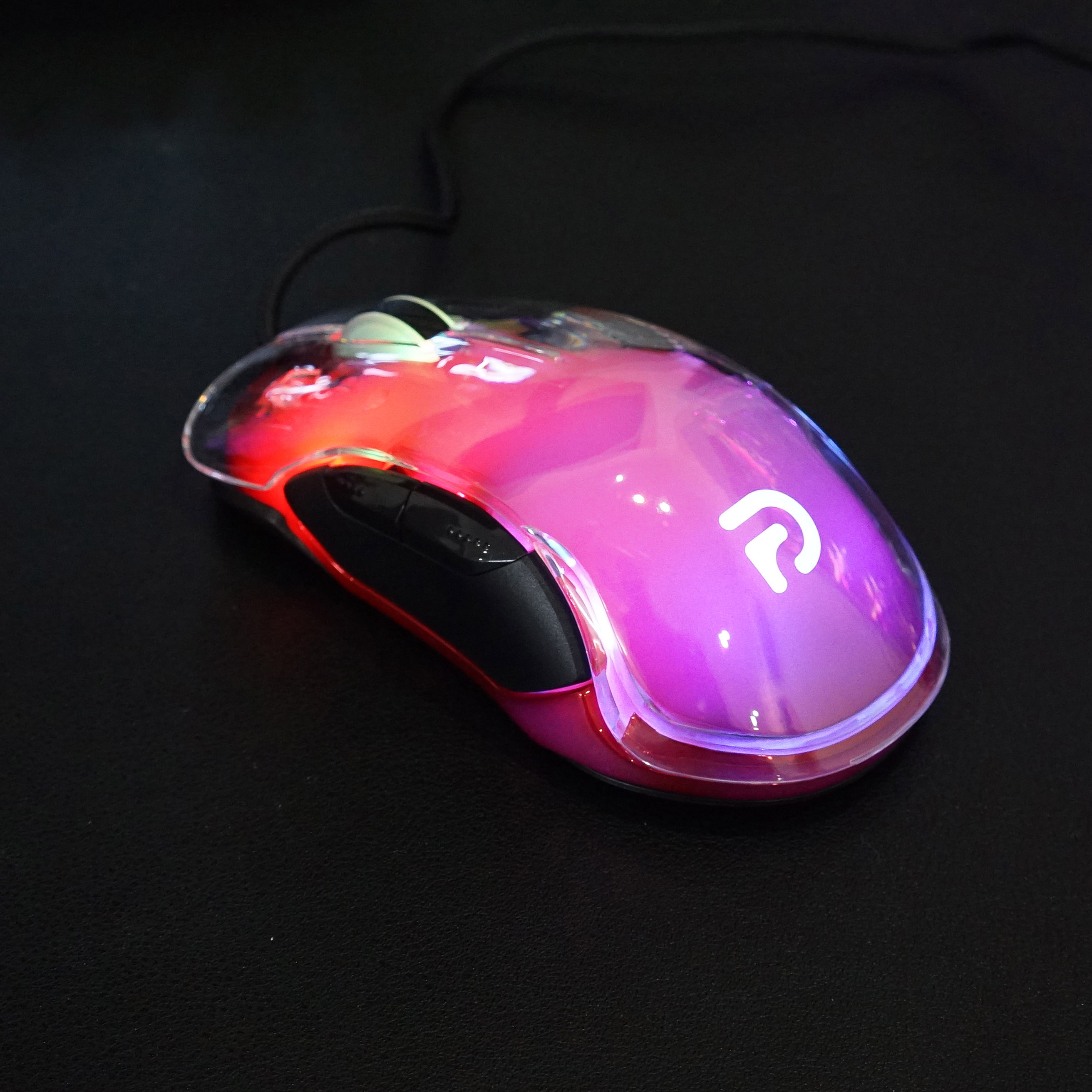 🧧SALETET - Chuột Gaming Có Dây G702 CRYSTAL Led RGB - RED