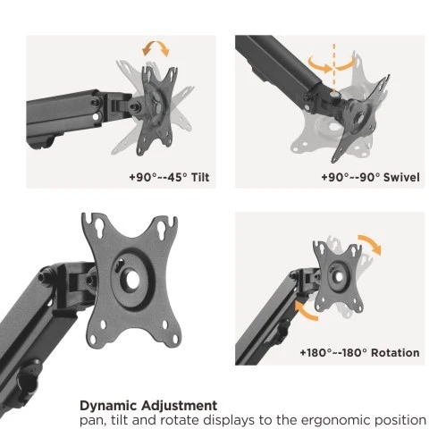 Giá treo màn hình Brateck LDT97 C012E - Đen | 17 - 32 inch