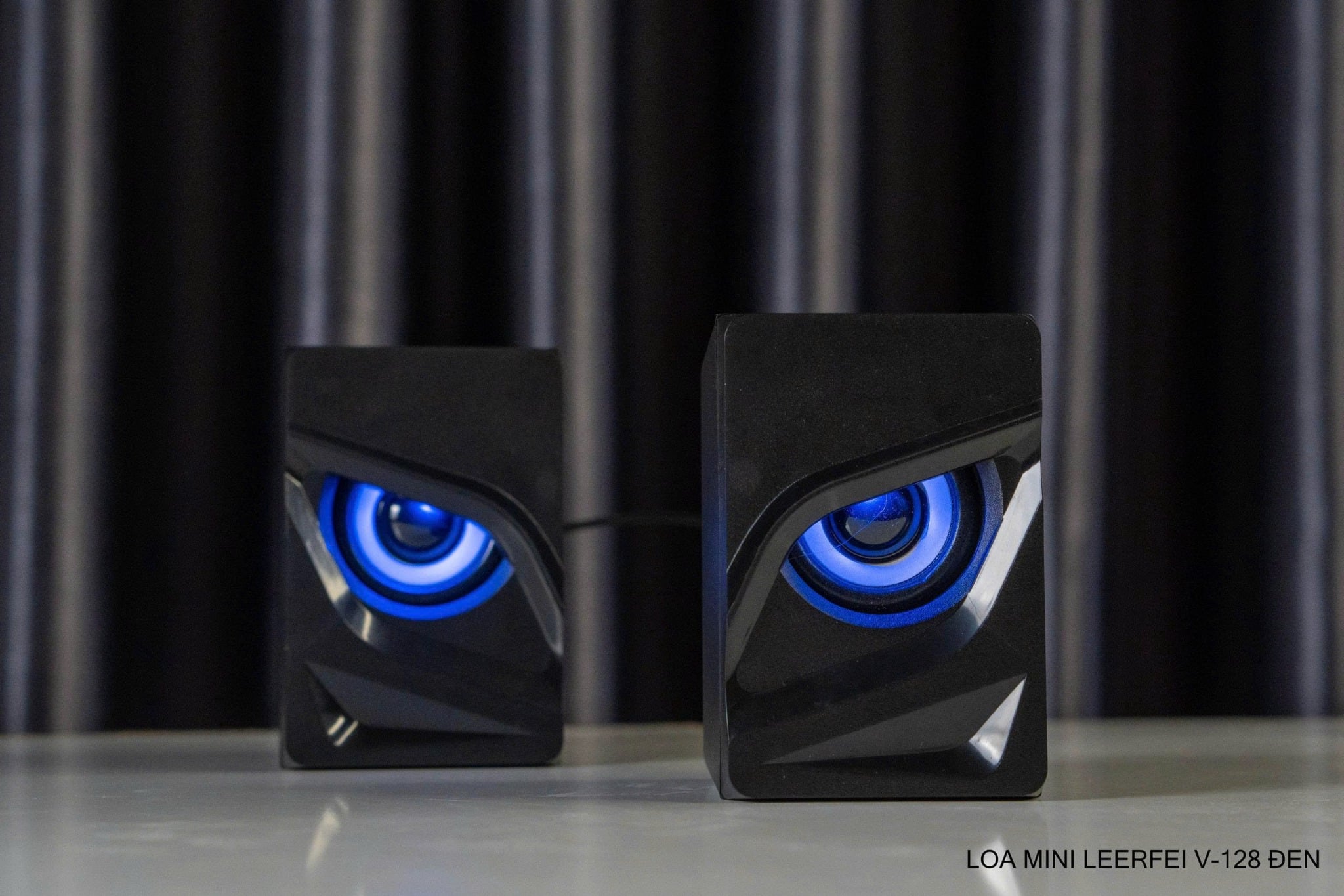 🧧SALETET - Loa Leerfei V-128 có dây - Đen