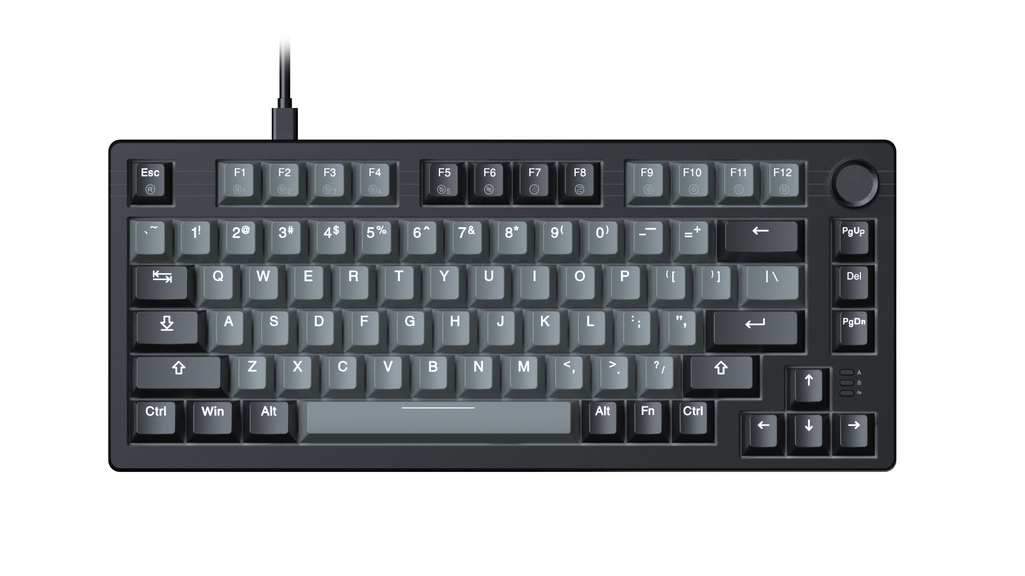 Bàn phím cơ Gaming DAREU EK75 - GREY BLACK