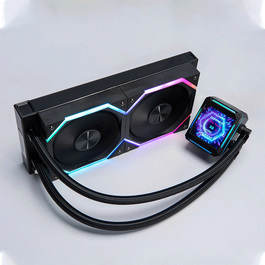 Tản nhiệt nước Leopard Astro Shell 240 ARGB Digital LCD - Black