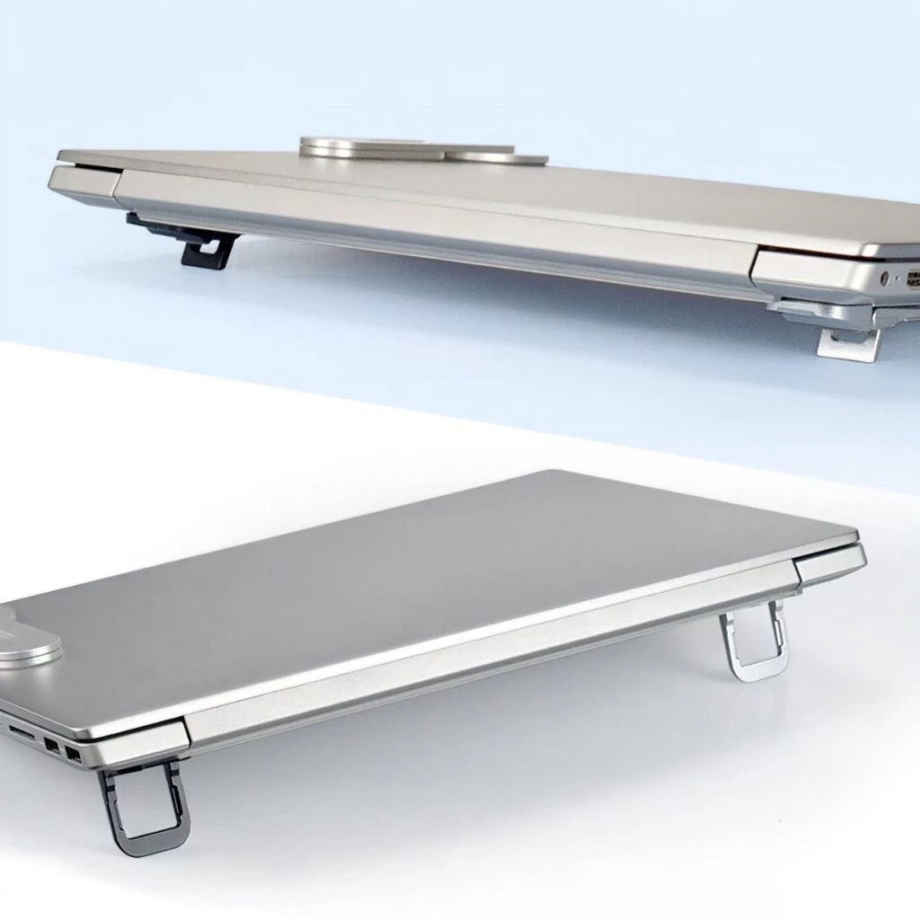 Giá đỡ Laptop dán đế 2 nấc - Đen