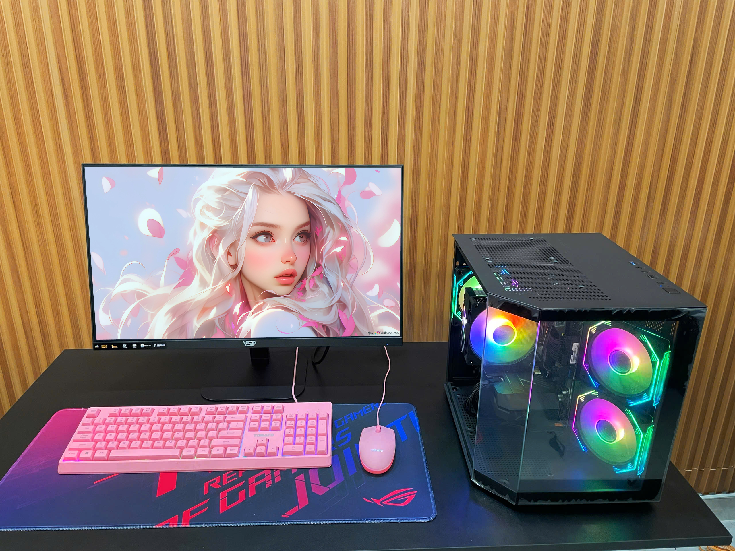 Bộ PC Gaming Đồ họa _ I5-10400F / GTX 1660 6G / 256Gb / 16Gb _ Màn 27" IPS 120Hz