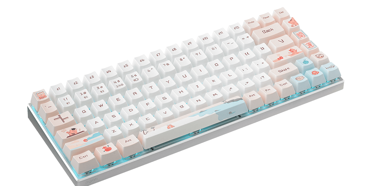 Bàn phím cơ Gaming Rapoo MT510PRO - WHITE YELLOW