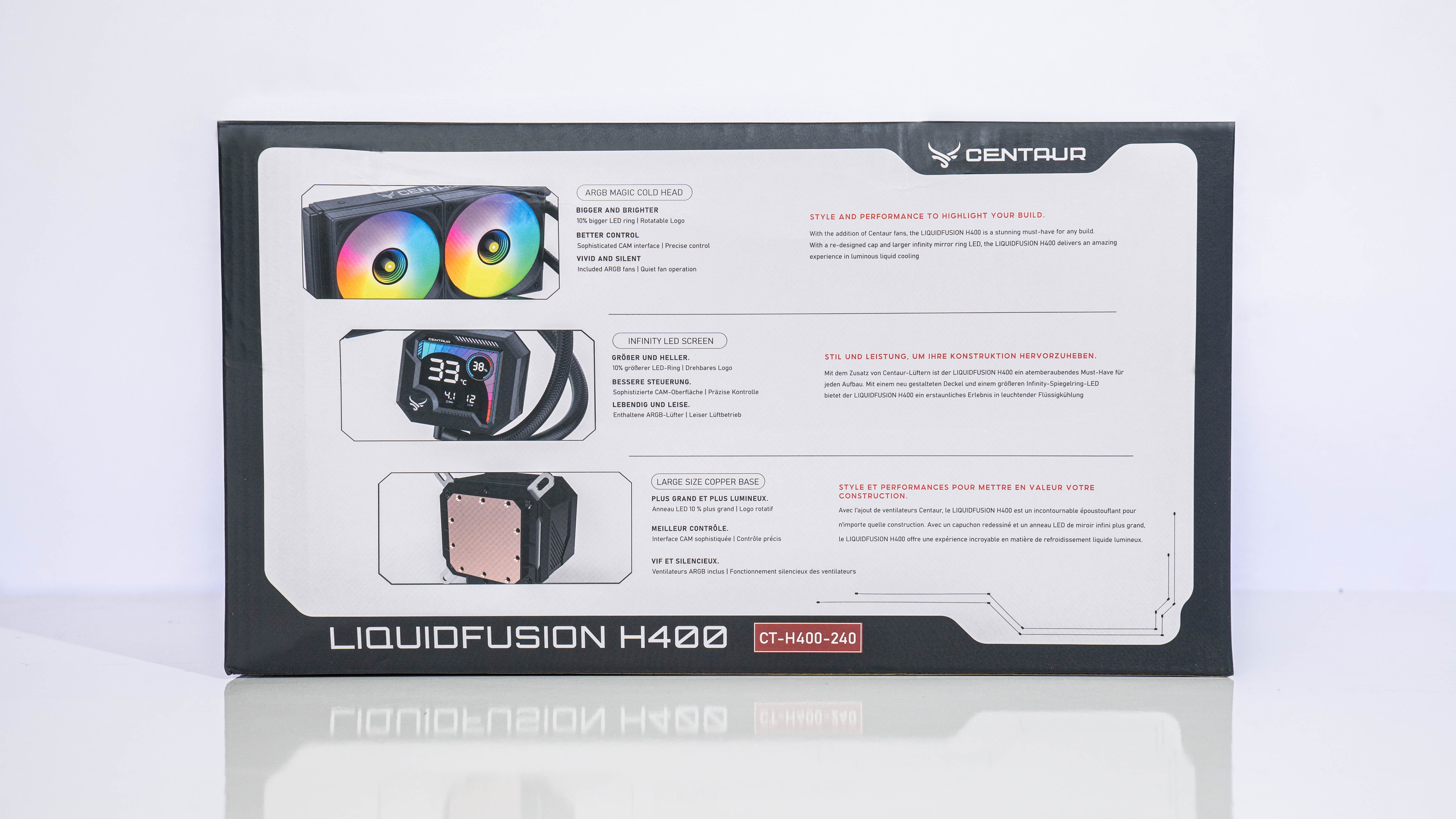 Tản nhiệt nước Centaur CT H400 240 - BLACK
