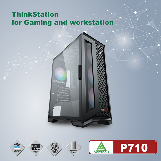 CASE VSPTECH THINKSTATION P710 FOR GAMING AND WORKSTATION
