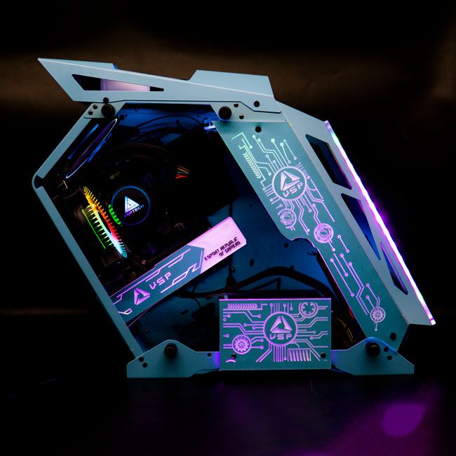 CASE VSP ESPORT REPUBLIC OF GAMERS ES1 - WHITE/BLUE