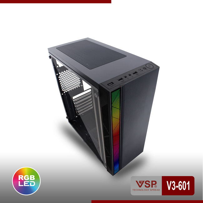 Vỏ Nguồn Máy Tính VSP V3-601 Black