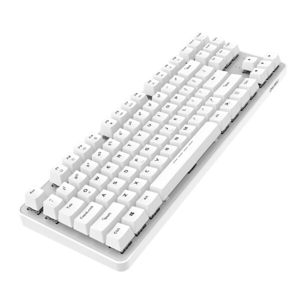 Bàn phím cơ DareU EK807G - White | Không dây, Red Switch